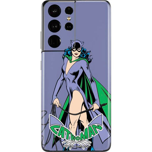 DC Comics Batman Catwoman Classic Art Pose Galaxy S21 Ultra 5G Skin